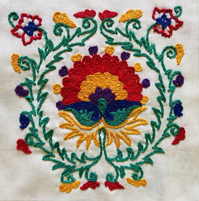 simple indian embroidery designs